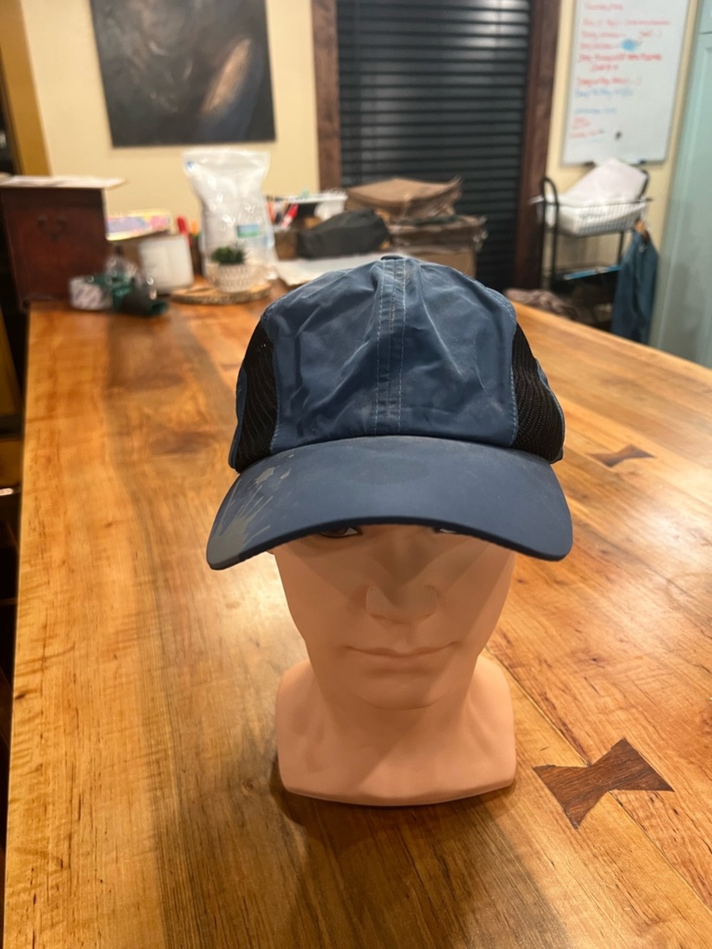 Atoful Men's Navy Blue Mesh Back Baseball Cap
